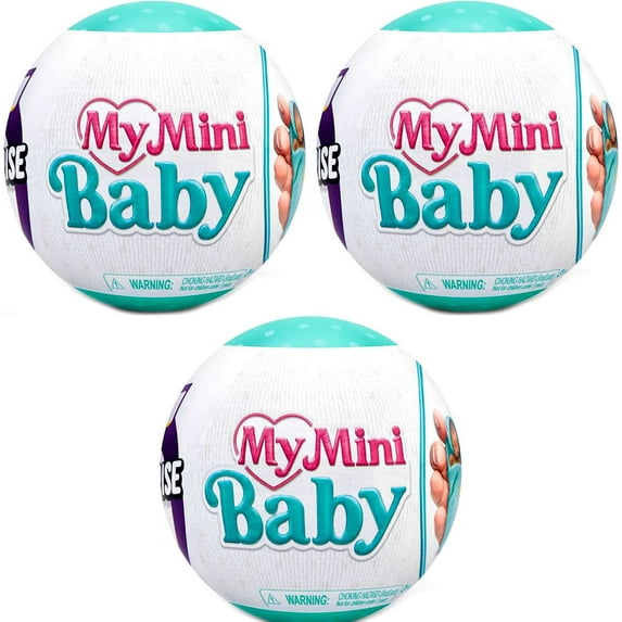 5 Surprise My Mini Baby Series 1 LOT of 3 Mystery Packs