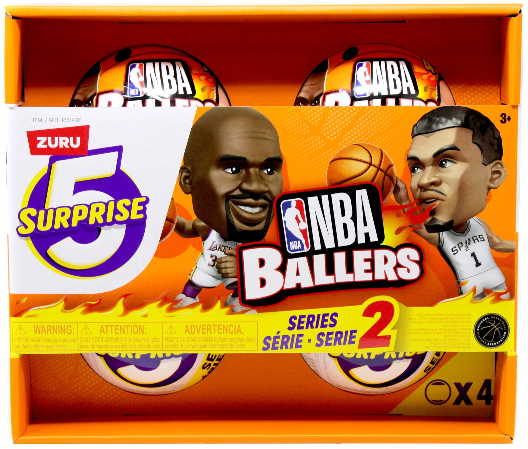 NBA Ballers 5 Surprise フィギュアコレクション　4個 5 Surprise NBA Ballers Series 2 Mystery 4-Pack (4 RANDOM
