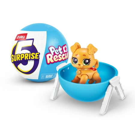 5 Surprise Pet Rescue Series 1 Mystery Collectible Capsule by ZURU