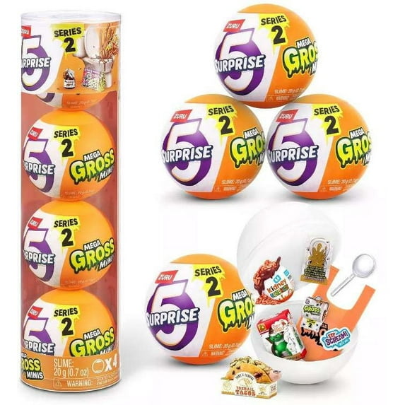 5 Surprise Series 2 Mega Gross Minis Mystery 4-Pack 06477