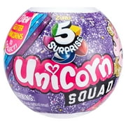 5 Surprise Unicorn Squad Series 2 Mystery Collectible Capsule Child Toy