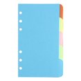 thumbnail image 1 of 5 Tab Binder Dividers for Ring Binders, Sturdy Paper Index Separators with Blank Tabs for School Office Home Notebooks, Back to School Supplies for Planners, Journals, and Organizers, 6.69x3.94 Inch, 1 of 8