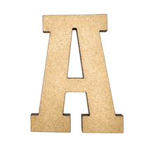 5" Tall MDF Letter A | 1/8" Thick | Krafty Supply Letters | RockTimes