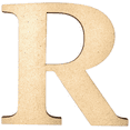 thumbnail image 1 of 5" Tall MDF Letter R | 1/8" Thick | Krafty Supply Letters | Times | Wooden Letter, 1 of 3