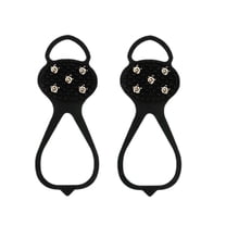5 Teeth Crampons for Snow and Ice Spikes for Shoes Non-Slip Winter Outdoor Hiking Climbing Anti-slip Covers for Shoes Gripper(size 40-45)