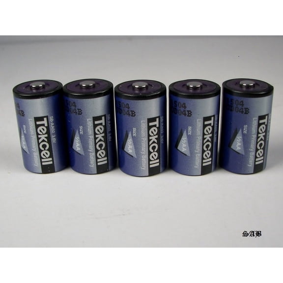 (5) Tekcell SB-AA02 14250 1/2AA LITHIUM BATTERIES FOR SONNENSCHEIN SL-350,SL-750