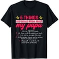 thumbnail image 1 of 5 Thing You Should Know About My Papa Father T-Shirt, 1 of 4