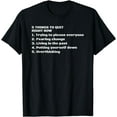 thumbnail image 1 of 5 Things To Quit Right Now | Motivation T-Shirt, 1 of 4