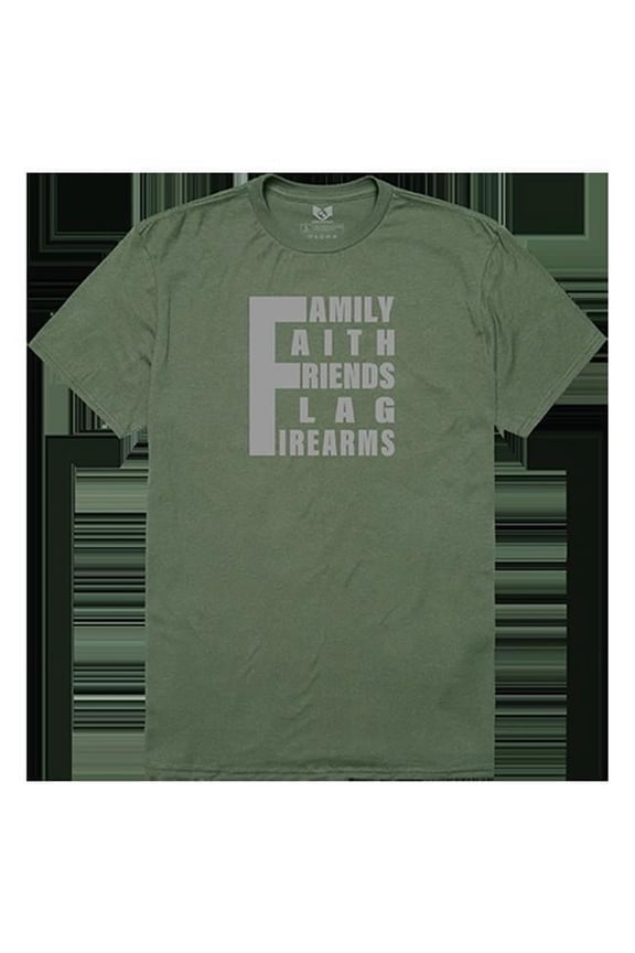 5 Things YDMW 1 Relaxed Graphic Tee Shirt, Olive - Medium