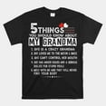 5 Things You Should Know About My Grandma Mothers Day Shirt