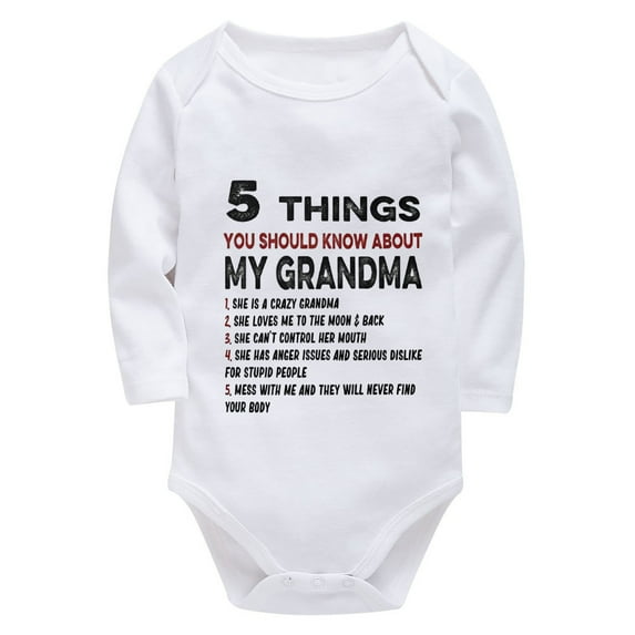 5 Things You Should Know About My Grandma Newborn Home from Hospital Outfit Girl Long Sleeve Neutral Newborn Outfit White Bo