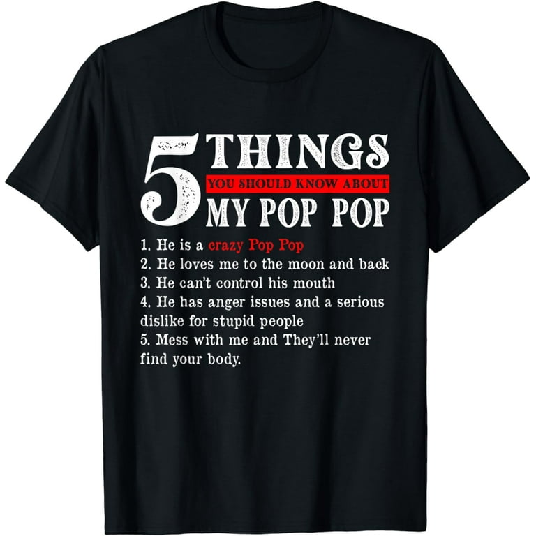 5 Things You Should Know About My Grampa Shirt Father's Day 5 Things You Should Know About My Grampa Shirt Father's Day