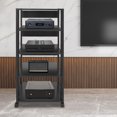 thumbnail image 1 of 5-Tier AV Media Stand Rack Tall Heavy Duty Audio-Video Media Stand 40-50kg Load, 1 of 16