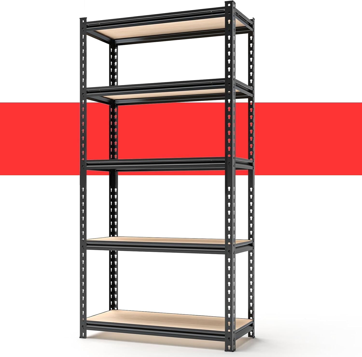 DYNALOAD 6000 lb Garage Shelving Unit – 5 Tier Heavy Duty Metal Storage