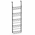 5-Tier Black Water Bottle Organizer, Over The Door or Wall Mount Cup ...
