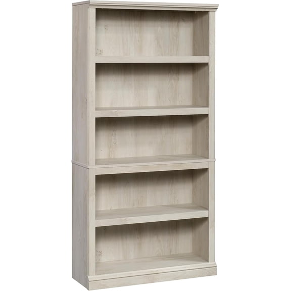 5 Tier Book Shelf Wooden Bookcase Multipurpose Bookshelf for Home Office, Living Room, in Chalked Chestnut