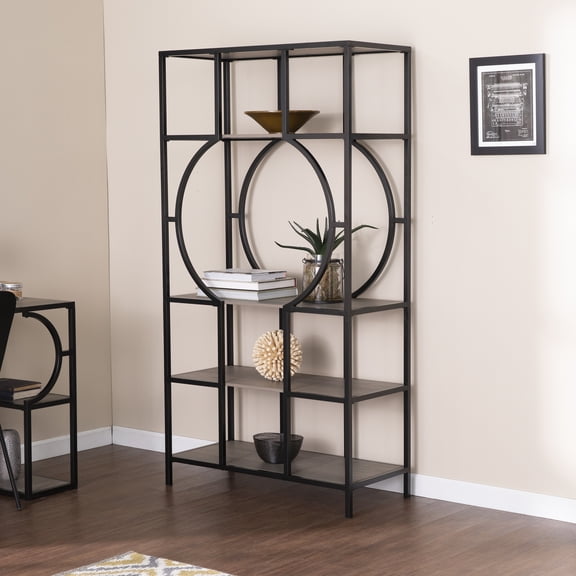 5-Tier Bookcase - Tall Open Shelving Unit for Home Office & Display - 36" W x 16" D x 68" H