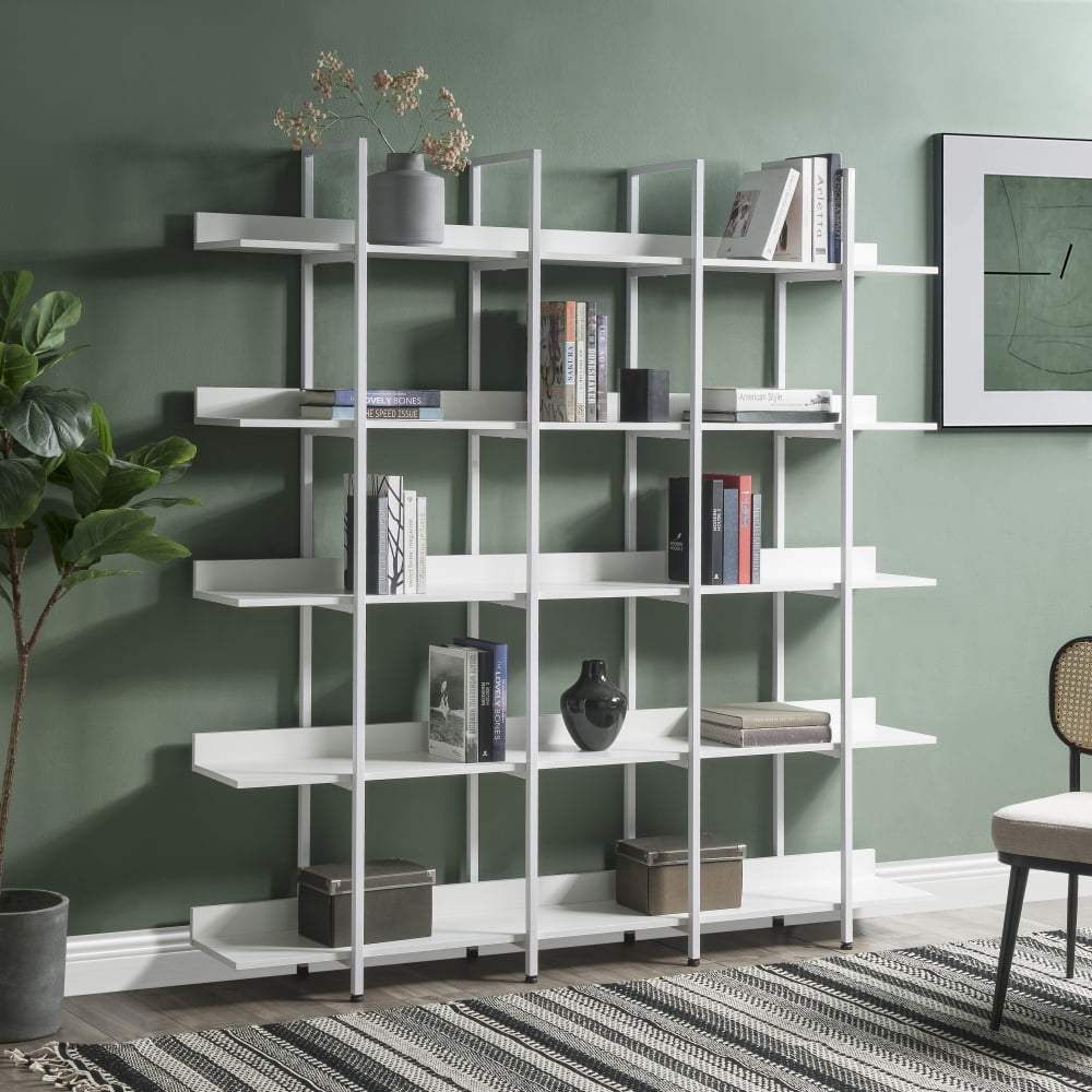 https://i5.walmartimages.com/seo/5-Tier-Bookshelf-Tall-Bookcase-Shelf-Storage-Organizer-Vintage-Industrial-Book-Bedroom-Living-Room-Home-Office-Solid-Wood-Metal-Frame-MDF-Board-White_216c20bb-5bb8-4f1c-988c-596f4174b076.66a9bfc8d5740bc36addb36eb5f1c416.jpeg