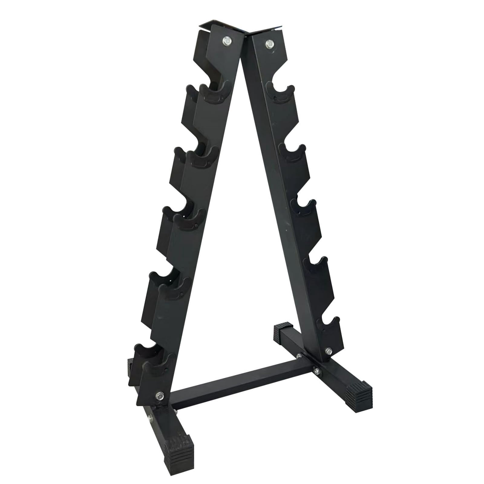 5-Tier Compact Dumbbell Rack Stand for Home Gym – Space-Saving Weight Storage, 480lbs Capacity, Stable Steel Construction, Easy Assembly