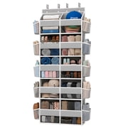 5-Tier Over Door Organizer with 10 Compartments, Bug Hull Heavy Duty Hanging Storage Holds up to 60 lbs, Door Organizer for Closet, Diaper and Room Storage