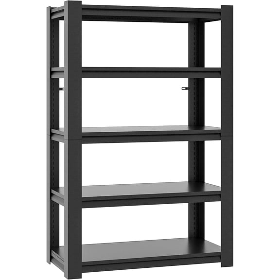 5 Tier Garage Storage Shelves,72"*35.4"*15.7" Metal Shelving Units and Storage 2000lbs Heavy Duty Adjustable Steel Shelf Organizer Storage Racks Tool Shelf and Industrial Warehouse Shelving