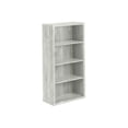 thumbnail image 1 of 5 Tier Grey Laminated Bookcase, Modern Industrial Storage Shelf for Living Room & Office, 1 of 10