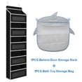 5-Tier Hanging Door Storage Rack | Includes 5 Shelves and 5 Side Mesh ...