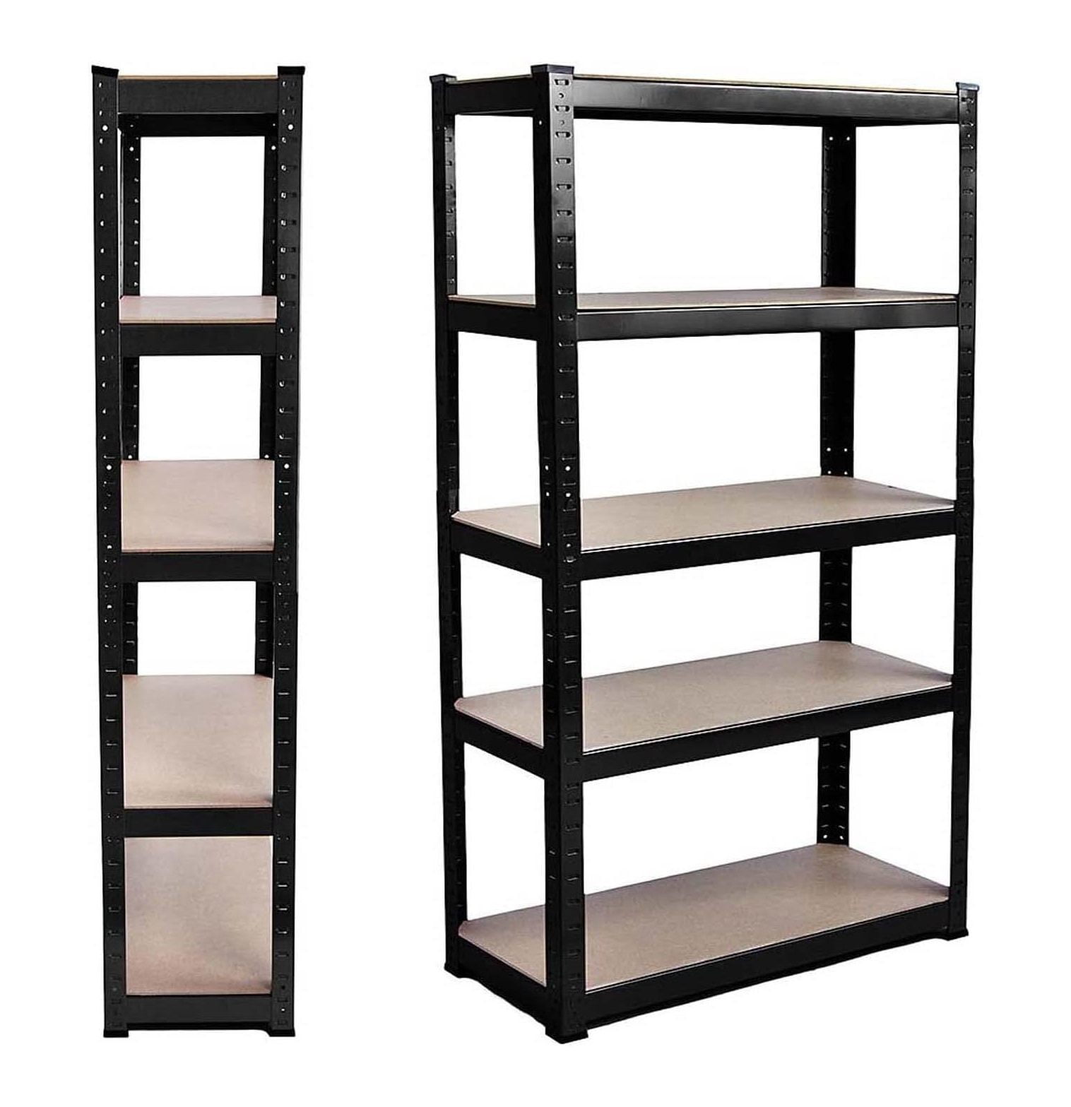 5Tier Heavy Duty Garage Shelf, Steel Metal Adjustable Storage Shelves