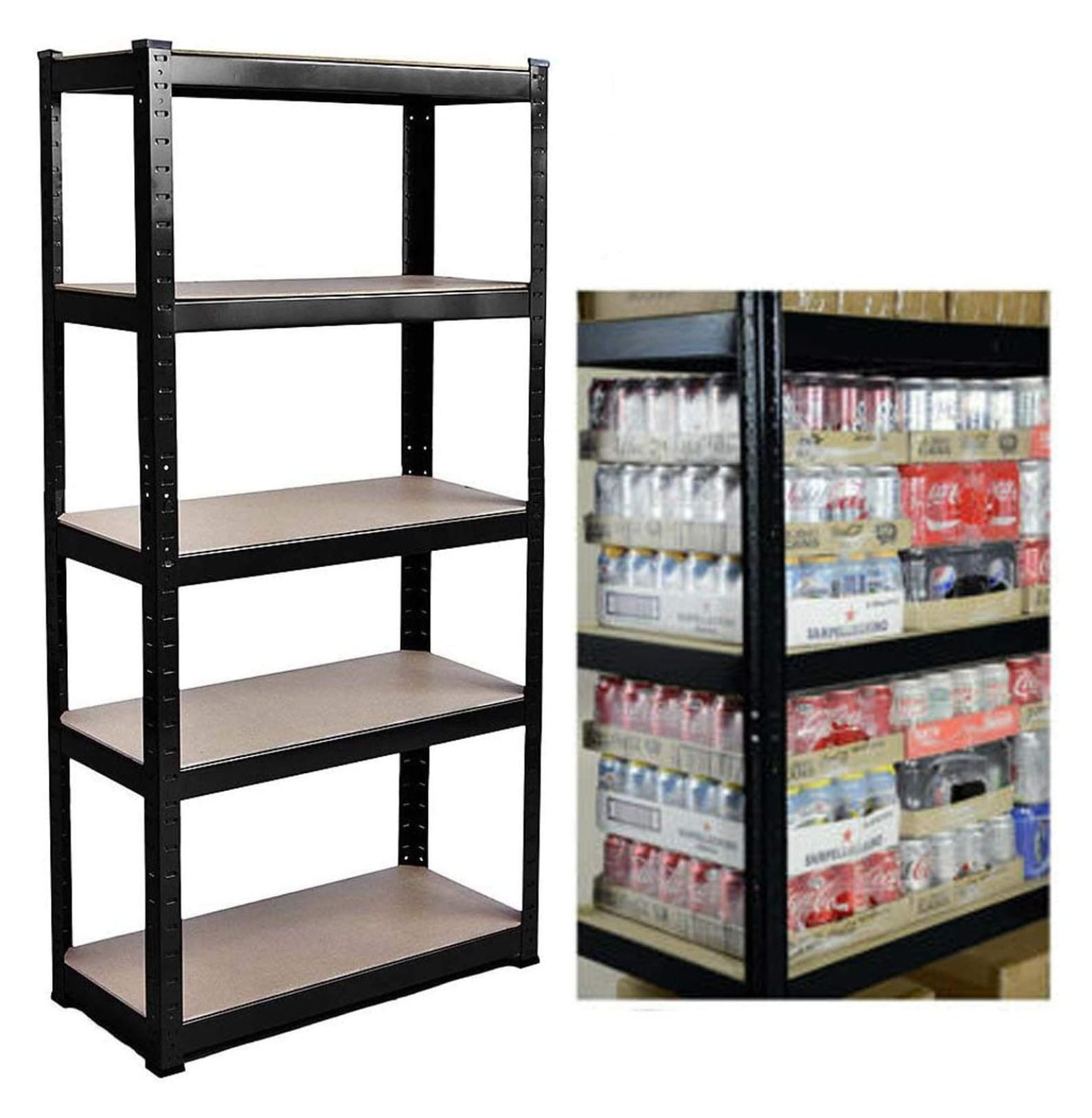 5-Tier Heavy Duty Metal Shelving, 59