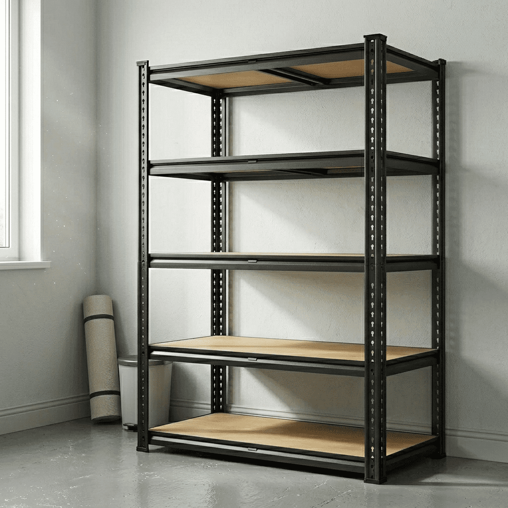 5-Tier Heavy Duty Steel Shelving Unit, 72