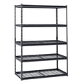 thumbnail image 1 of 5-Tier Heavy Duty Storage Shelves – Adjustable Garage Shelving Unit, 3000 lb Capacity, Steel Metal Rack for Home, Warehouse & Organization, Easy Assembly, Black, 1 of 10