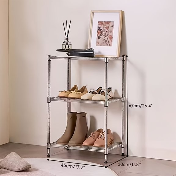 5 Tier Heavy Duty Wire Shelving Unit - 2000 Lbs Adjustable Metal Storage Shelves for Garage Kitchen Pantry Laundry