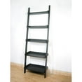 thumbnail image 1 of 5 Tier Leaning Shelf - Black, 1 of 1