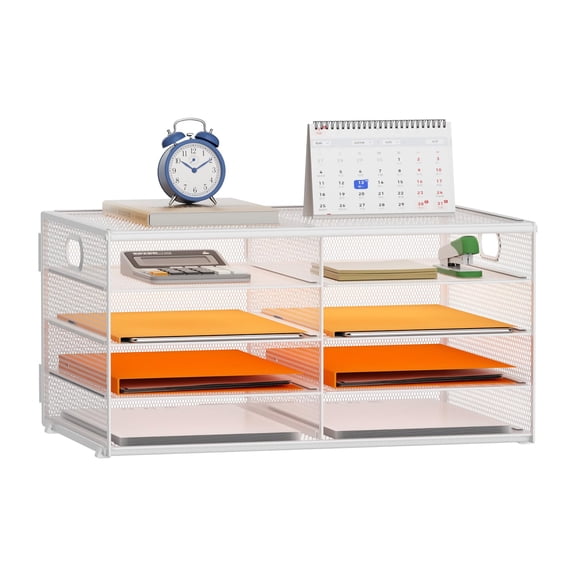 5-Tier Mesh Desktop Organizer, Literature & Mail Sorter
