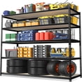 5Tier Metal Garage Shelving 48\u201DW x 24\u201DD x 72\u201DH