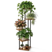 UNTIMATY 5-Tier Metal Corner Plant Stand Flower Pot Stand Plant Shelves for Indoor and Outdoor Use, 12" x 12" x 42"