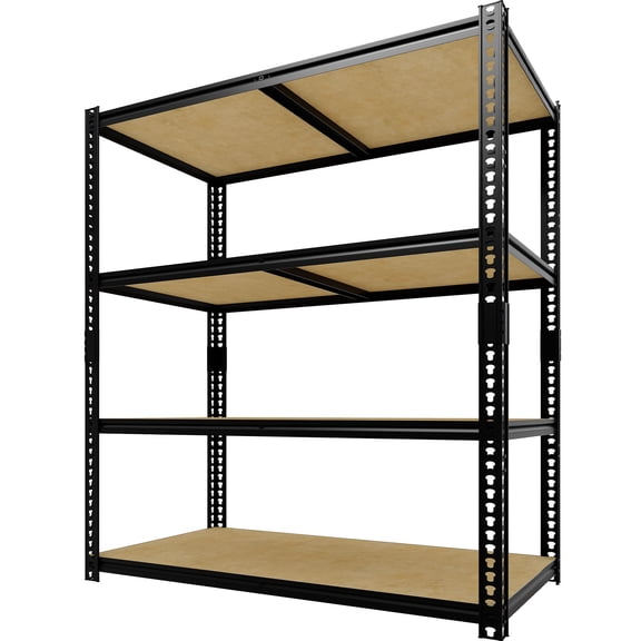 5-Tier Metal Retail Display Rack – Adjustable Shelving Unit with MDF Boards