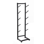 5-Tier Metal Ski & Snowboard Rack Freestanding, Heavy-Duty Floor Snowboard Stand for All-Mountain Skis, Garage Storage, and Pro Shop Displays