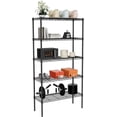 thumbnail image 1 of 5-Tier Metal Storage Shelving, Adjustable Shelves Unit Heavy Duty Standing Shelf Organizer for Kitchen, Closet, Pantry, Garage, Bathroom, Laundry, 1 of 7