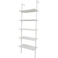 5Tier Open WallMounted Bookshelf with Metal Frame Industrial Modern