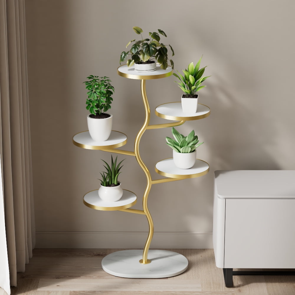 5 Tier Plant Stand Indoor, Plant Stands For Indoor Plants, Plant Shelf Corner Flower Stand, Tall ...