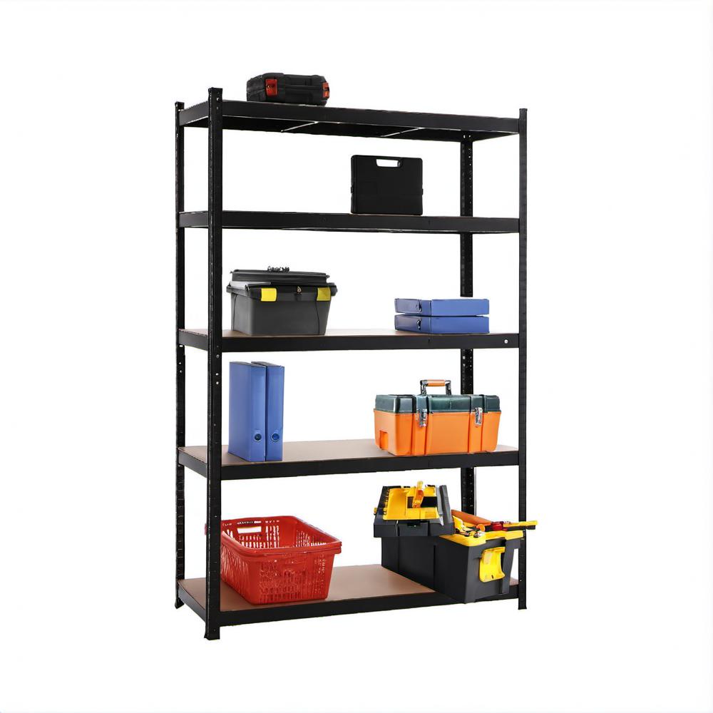 Enclosed Racking For Storage 5-Tier Racking Shelf 70.8x39.3x15.7 inch Garage Shelving Storage ...