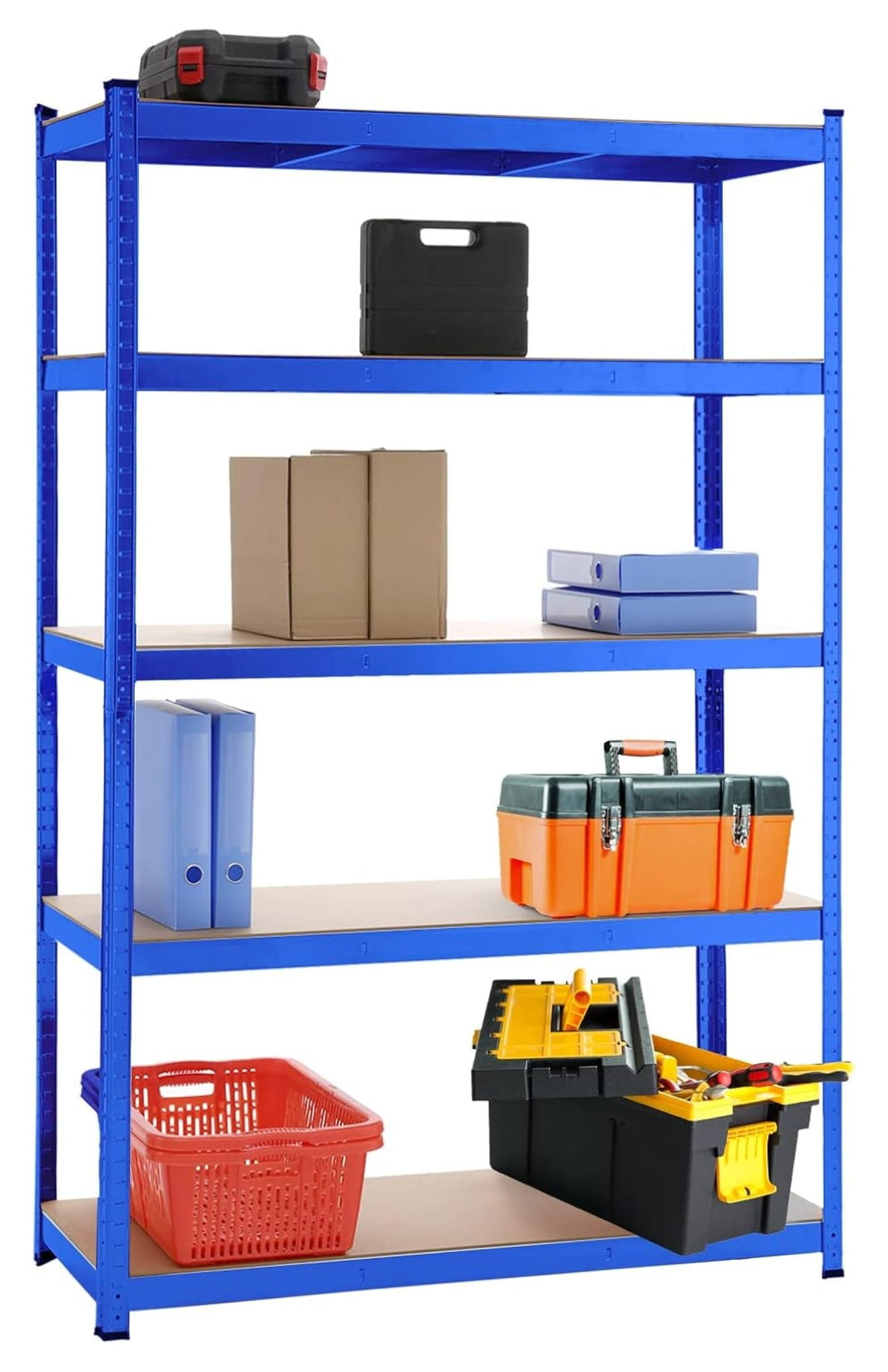 2-Shelf Rolling Utility Cart, 34-1/2x17-1/2x33 Inches, 2 Tier Service Carts With 704263 - View #6