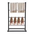 thumbnail image 1 of 5 Tier Ribbon Holder Organizer Rack Ribbon Display Stand Rack Craft Rack Storage Shelf for Craft Room Cake Shop Flower Store, 1 of 12