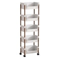 thumbnail image 1 of 5-Tier Rolling Storage Cart with Wheels, Plastic Drawer Organizer for Kitchen, Bathroom, Bedroom and Living Room, Easy Assembly Mobile Cart, 1 of 6