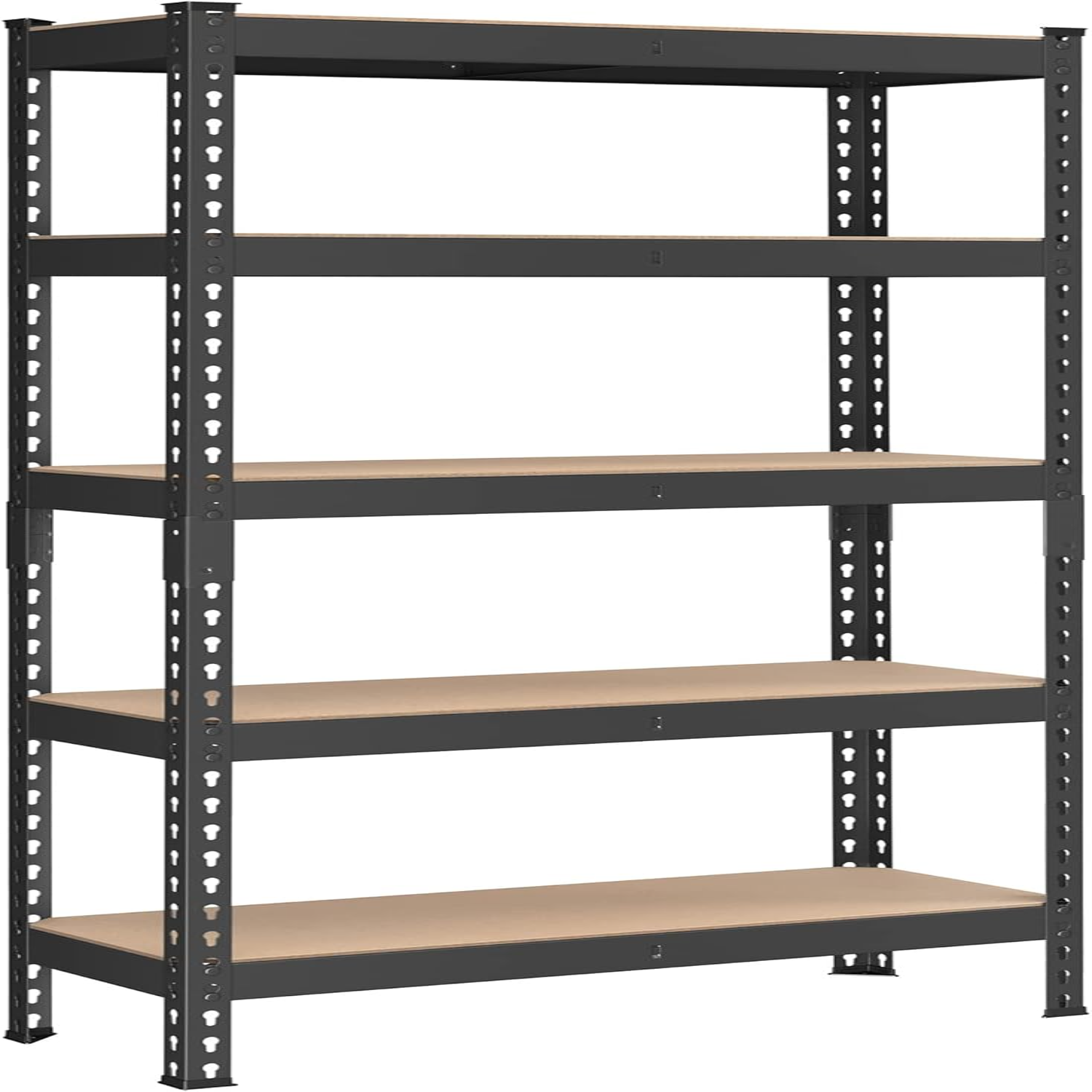5Tier Shelves Garage Boltless Assembly Adjustable Shelving Unit 23.6 x