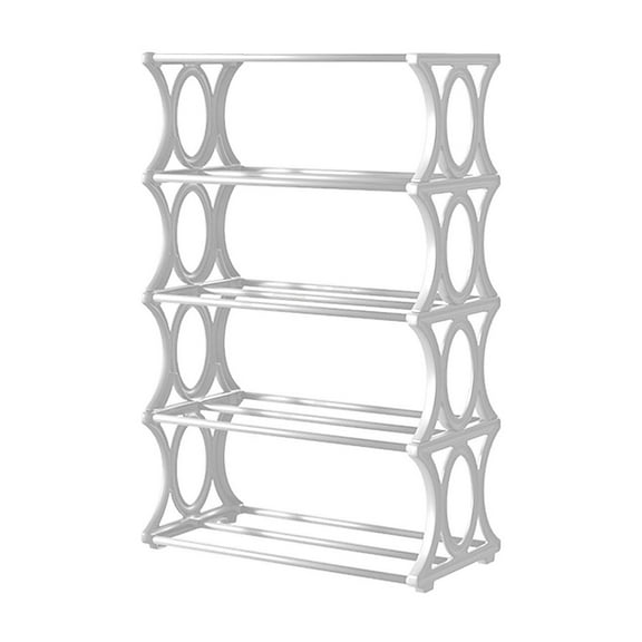 5 Tier Shoe Rack Metal Storage Organizer Space Saving Shelves For Closet Entryway Dorm Room Sturdy Shoe Shelf Shoe Organizer
