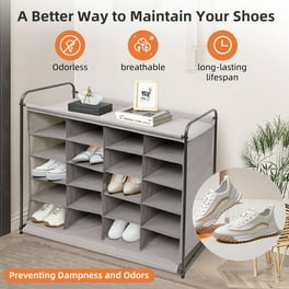 ClosetMaid 5081 8 Box Closet Shoe Organizing Storage Station Espresso 2 Pack Walmart