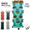 Size: 1 Set, Shape: 5-Tier, and Actual Color: Teal