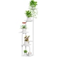 thumbnail image 1 of 5 Tier  Stand Indoor,  Shelf for Multiple , Flower Pot Holder Shelf, Planter Display Rack for Patio Garden Balcony  Room  Decor, White, 1 of 7